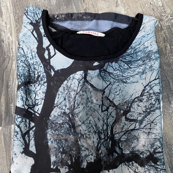 3/4 sleeve printed shirt - Picture 4 of 5